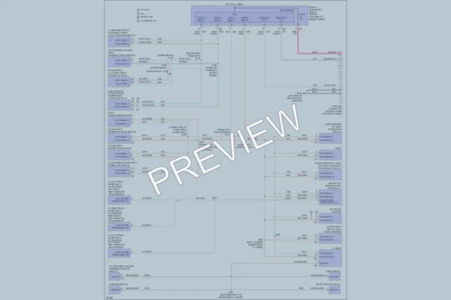 2008 Chrysler 2D Convertible Computer Data Lines wiring diagram preview with protected circuit layout