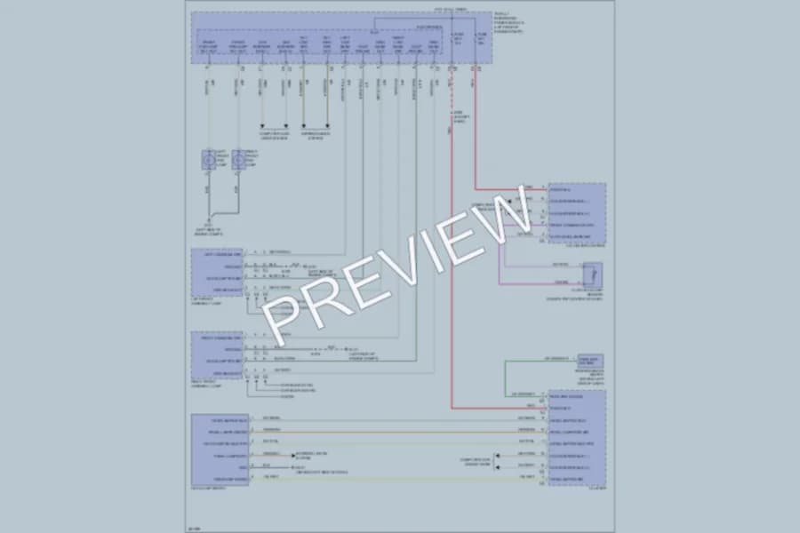 2008 Chrysler TownCountry Headlights wiring diagram preview