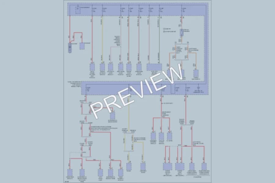 2008 Chrysler TownCountry Power Distribution wiring diagram preview
