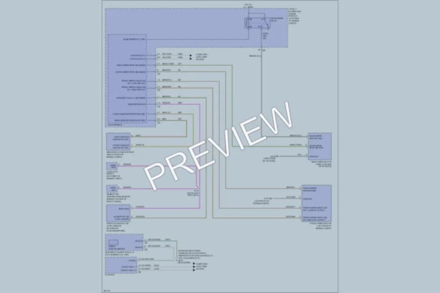 2008 Chrysler TownCountry Wiper Washer wiring diagram preview