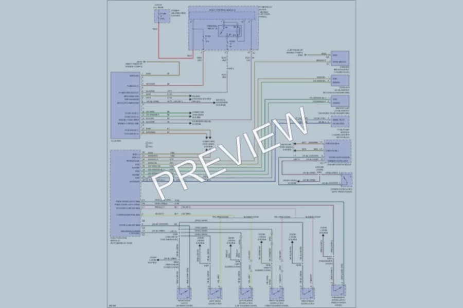 2008 Dodge 2500Sprinter Instrument Cluster wiring diagram preview