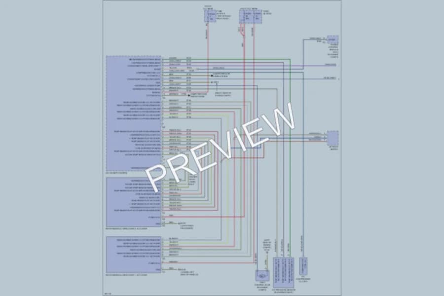 2008 Dodge 3500Sprinter Air Conditioning wiring diagram preview
