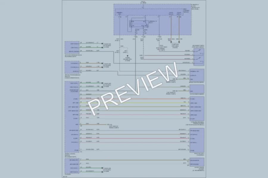 2008 Dodge 3500Sprinter Cruise Control wiring diagram preview