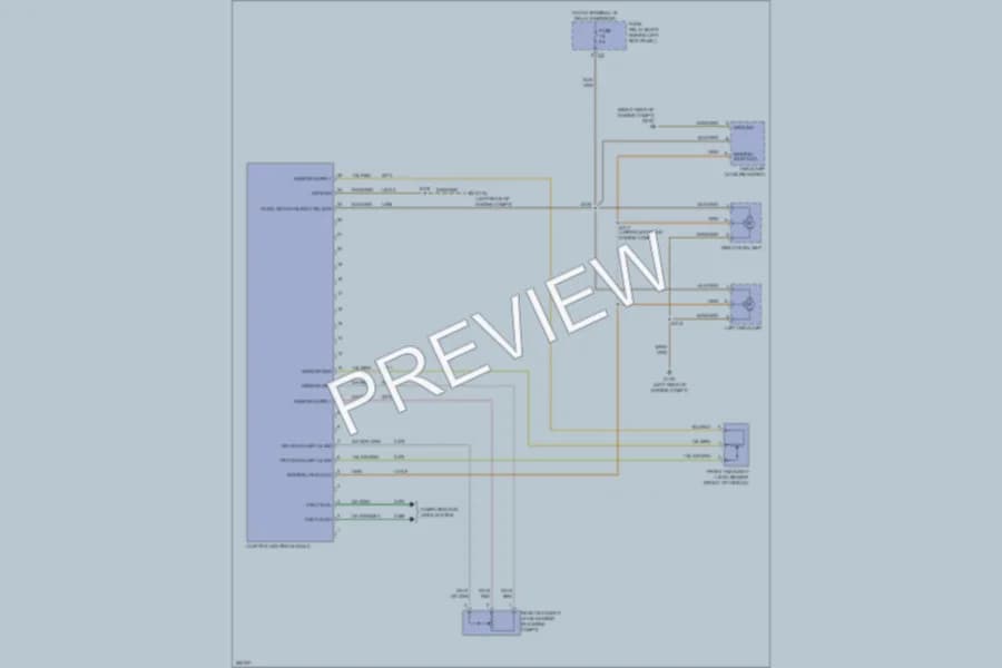 2008 Dodge 3500Sprinter Headlights wiring diagram preview