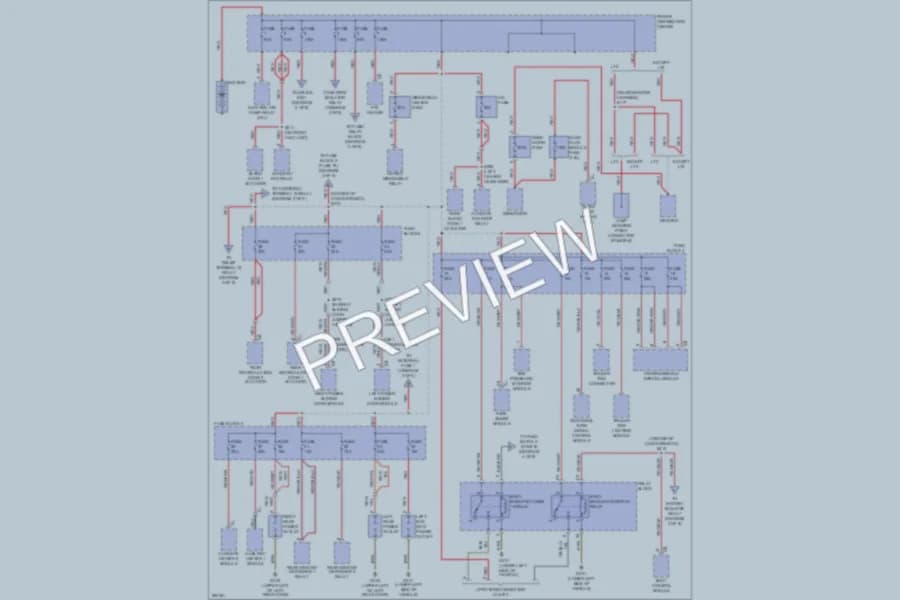 2008 Dodge 3500Sprinter Power Distribution wiring diagram preview