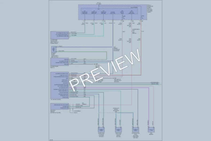2008 Dodge Avenger Air Conditioning wiring diagram preview
