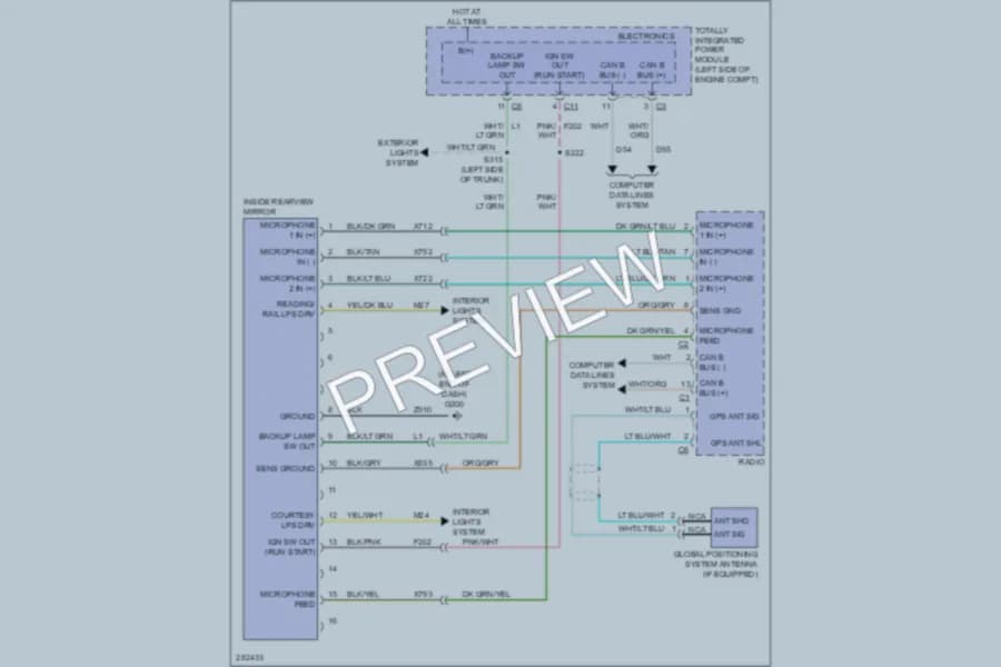 2008 Dodge Avenger Navigation wiring diagram preview