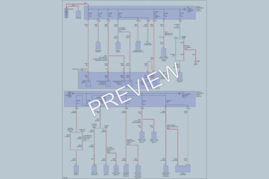 2008 Dodge Caliber Power Distribution wiring diagram preview