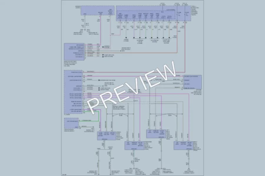 2008 Dodge Caliber Power Door Locks wiring diagram preview