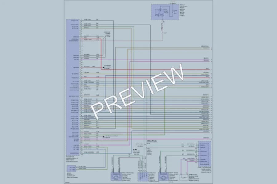 2008 Dodge Challenger Engine Performance wiring diagram preview
