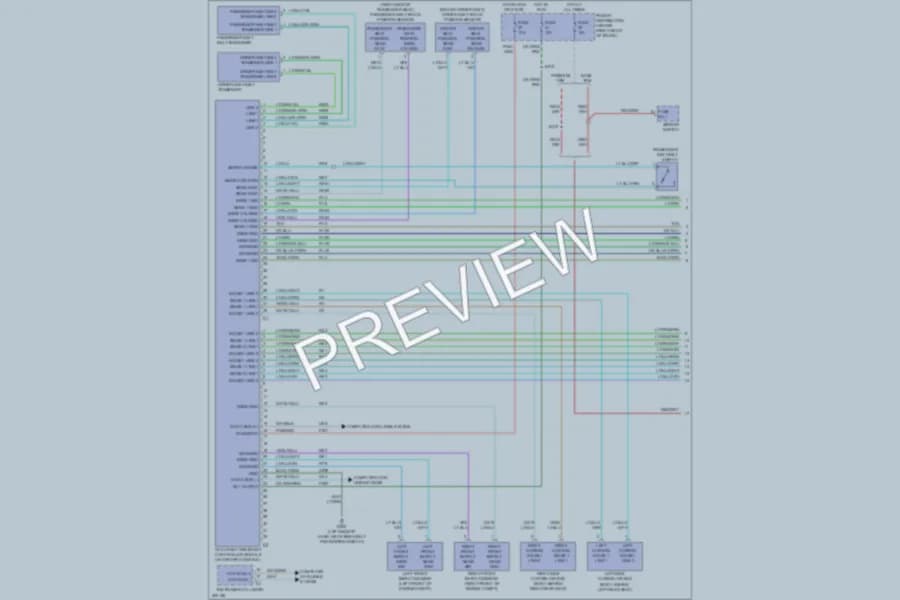 2008 Dodge Challenger Supplemental Restraints wiring diagram preview