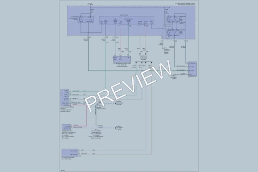 2008 Dodge Charger Cooling Fan wiring diagram preview