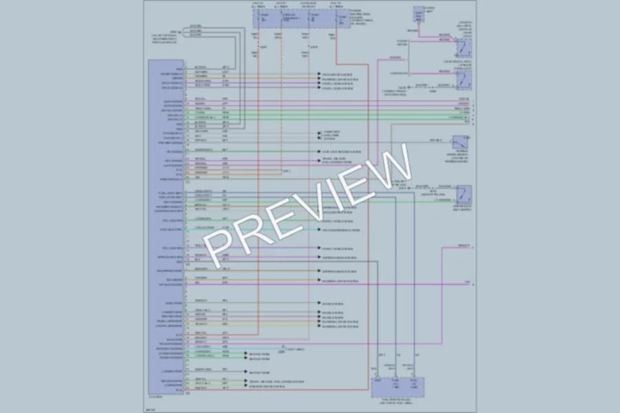 2008 Dodge Charger Instrument Cluster wiring diagram preview