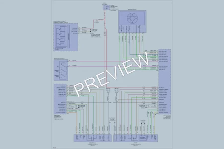 2008 Dodge Charger Memory Systems wiring diagram preview