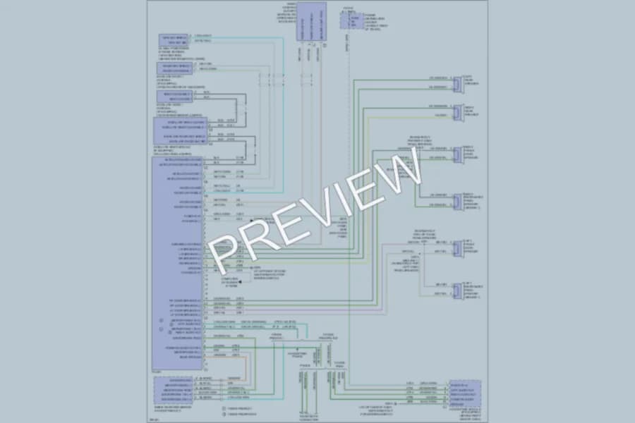 2008 Dodge Charger Radio wiring diagram preview