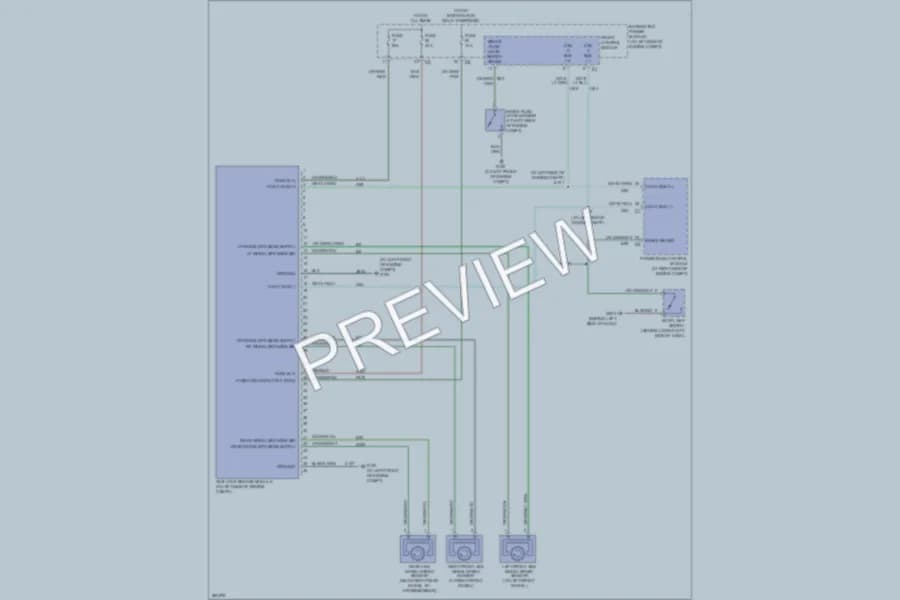 2008 Dodge Dakota Anti Lock Brakes wiring diagram preview