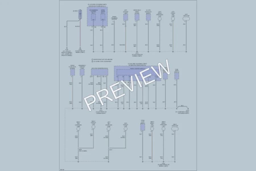 2008 Dodge Dakota Ground Distribution wiring diagram preview