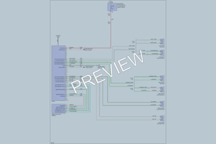 2008 Dodge Dakota Radio wiring diagram preview