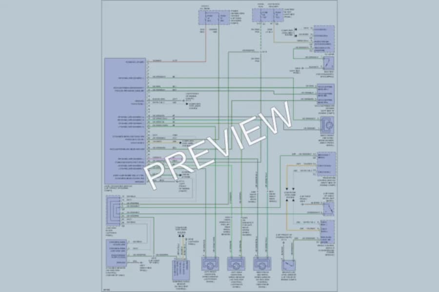2008 Dodge Durango Anti Lock Brakes wiring diagram preview