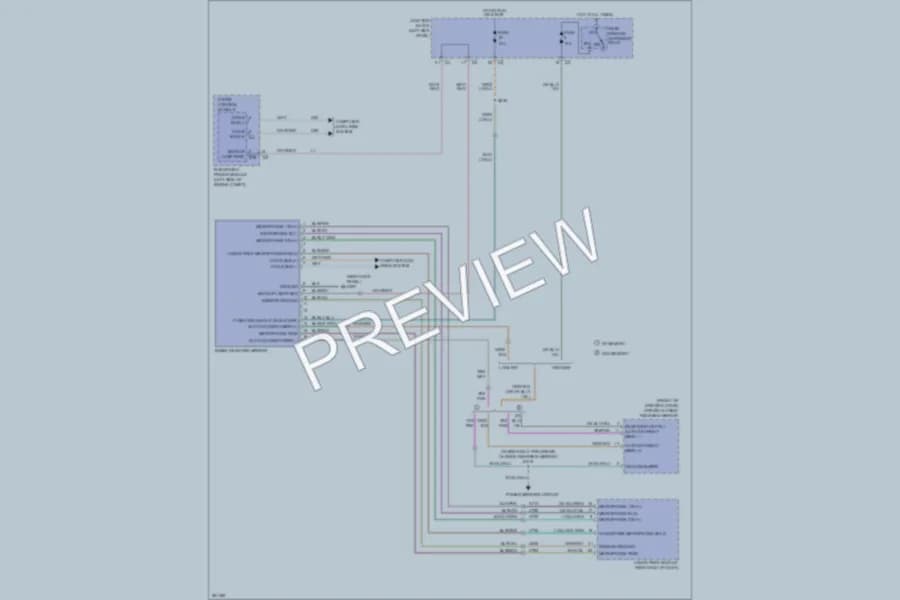 2008 Dodge Durango Power Mirrors wiring diagram preview