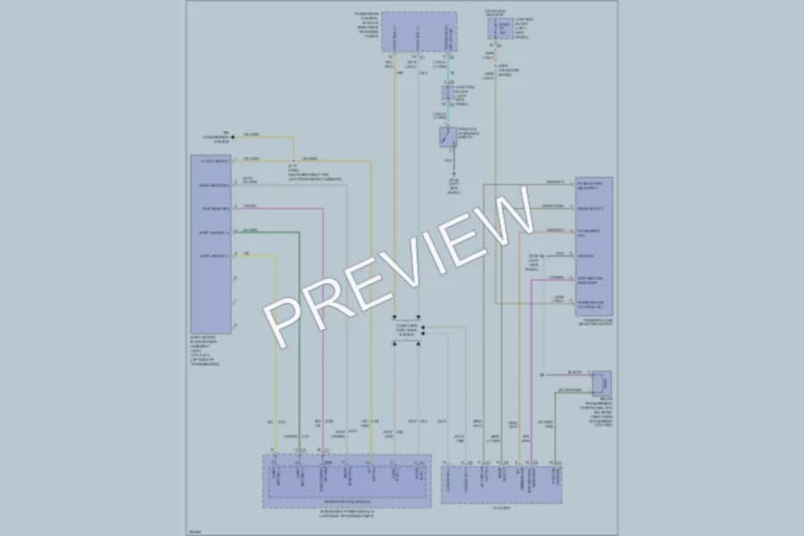 2008 Dodge Durango Transmission wiring diagram preview