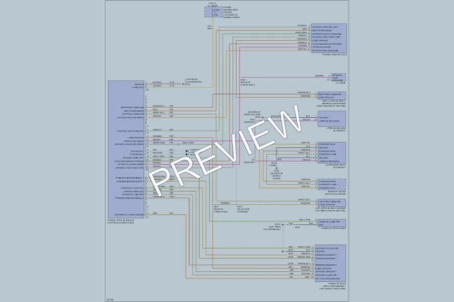 2008 Dodge Durango Trunk Tailgate Fuel Door wiring diagram preview