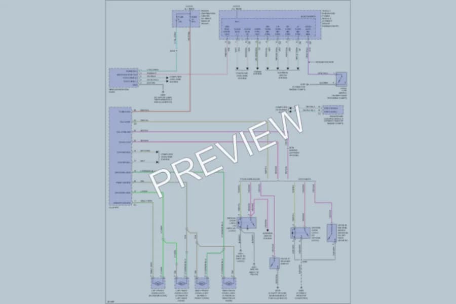 2008 Dodge Magnum Anti Theft wiring diagram preview