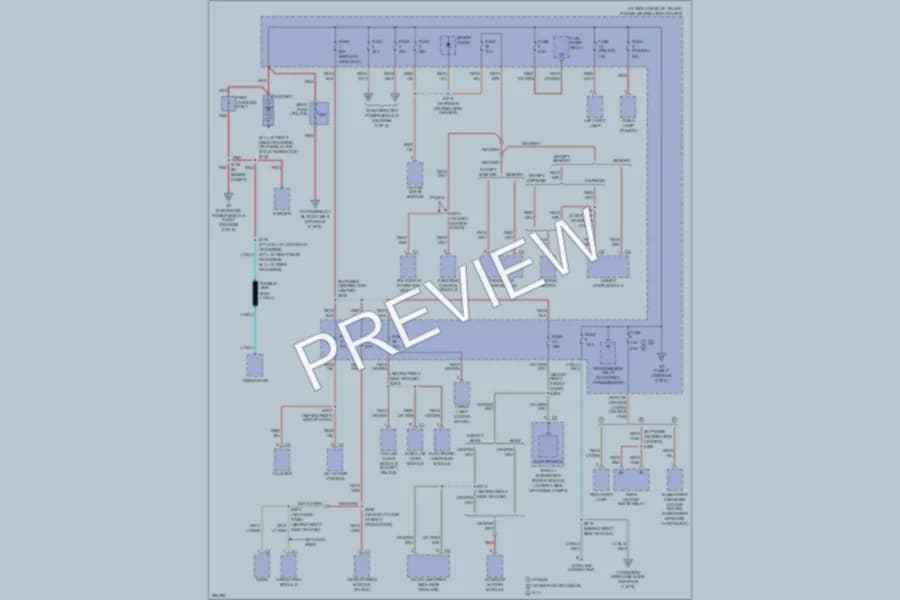 2008 Dodge Magnum Power Distribution wiring diagram preview