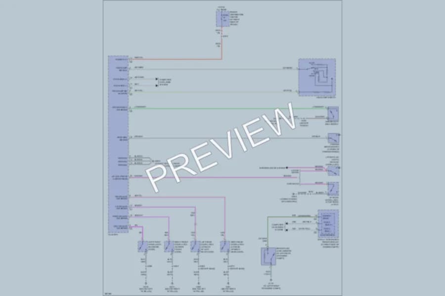 2008 Dodge Magnum Warning Systems wiring diagram preview