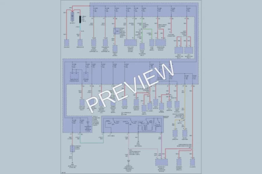 2008 Dodge Nitro Power Distribution wiring diagram preview