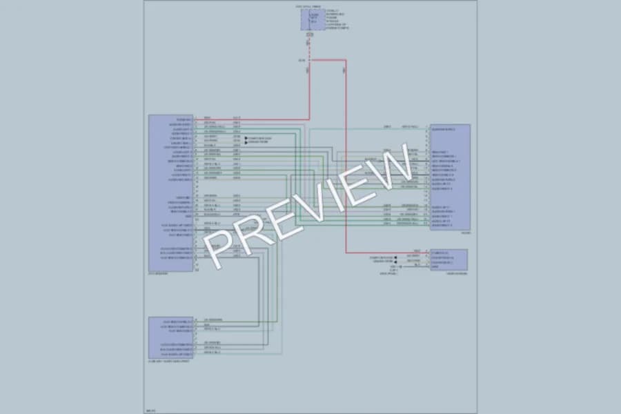 2008 Dodge Nitro Radio wiring diagram preview