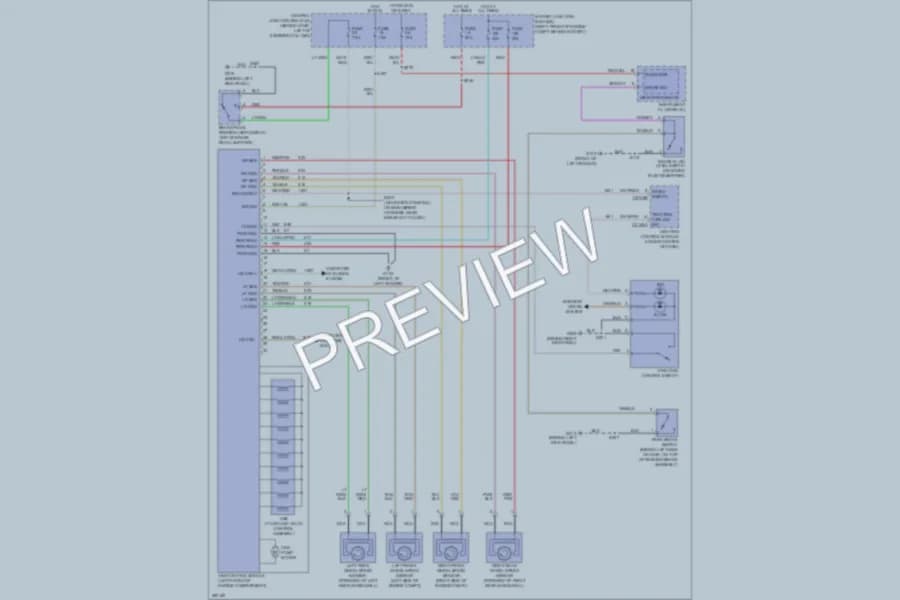 2008 Ford CrownVictoria Anti Lock Brakes wiring diagram preview