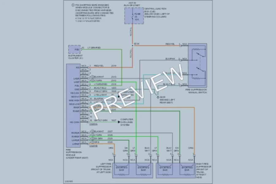 2008 Ford CrownVictoria Emergency Vehicle Systems wiring diagram preview
