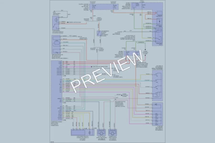 2008 Ford CrownVictoria Transmission wiring diagram preview