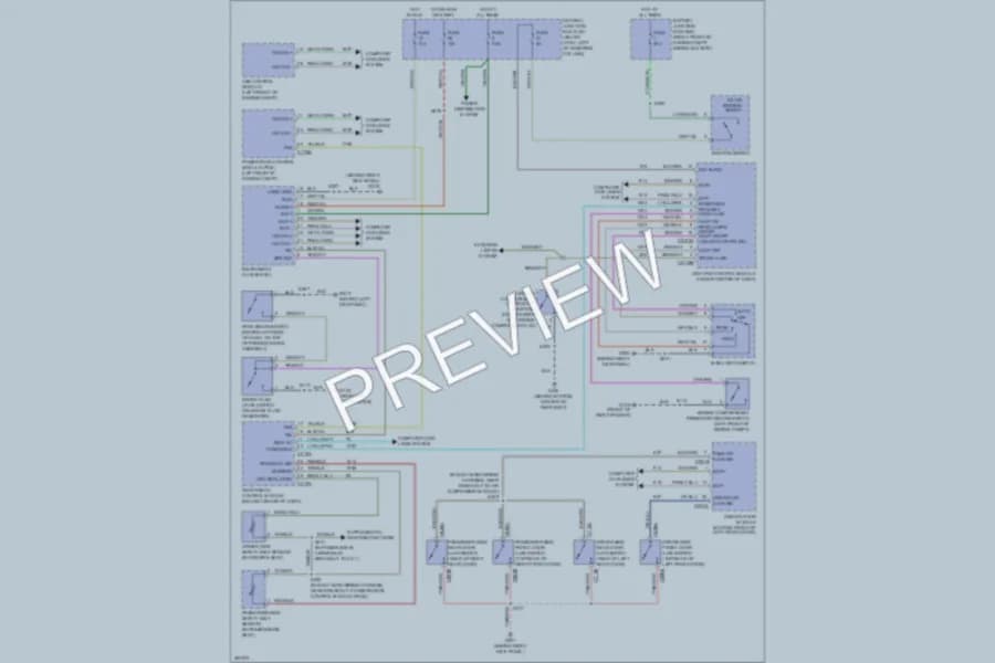 2008 Ford CrownVictoria Warning Systems wiring diagram preview