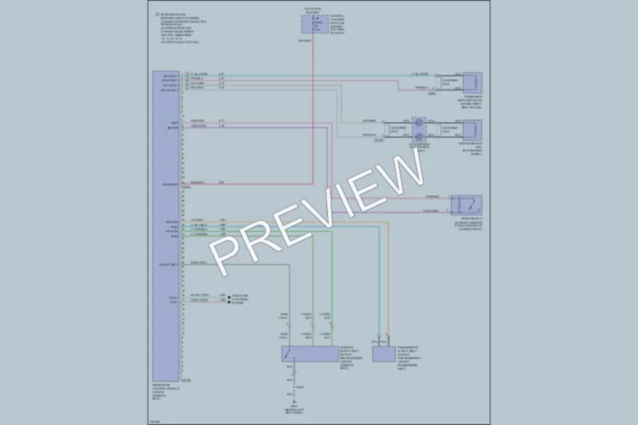 2008 Ford E450Econoline Supplemental Restraints wiring diagram preview