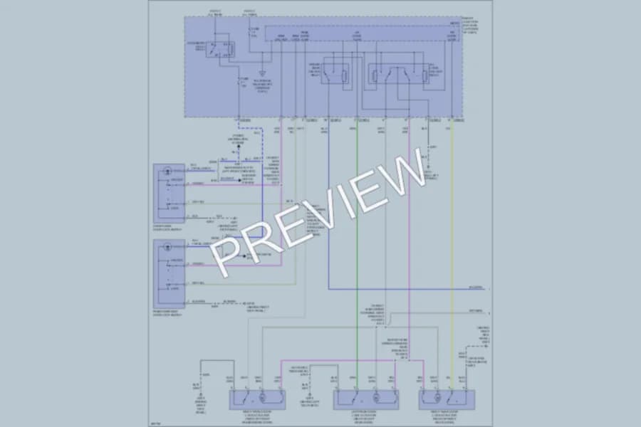 2008 Ford Edge Anti Theft wiring diagram preview