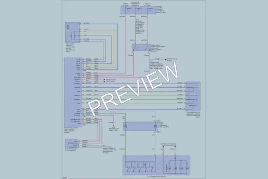 2008 Ford Edge Cruise Control wiring diagram preview