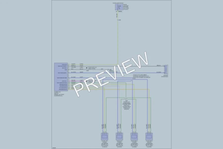 2008 Ford Edge Navigation wiring diagram preview