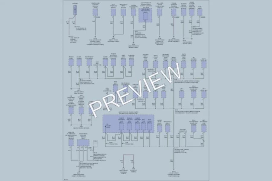 2008 Ford Escape Ground Distribution wiring diagram preview