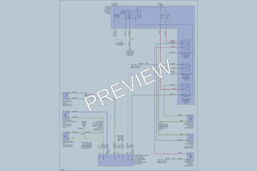 2008 Ford EscapeHybrid Cooling Fan wiring diagram preview
