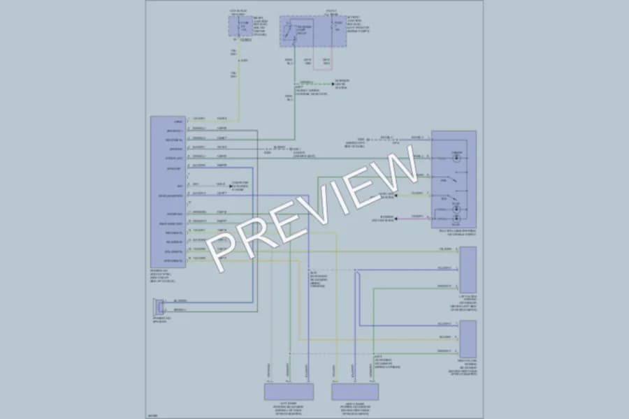 2008 Ford EscapeHybrid Navigation wiring diagram preview