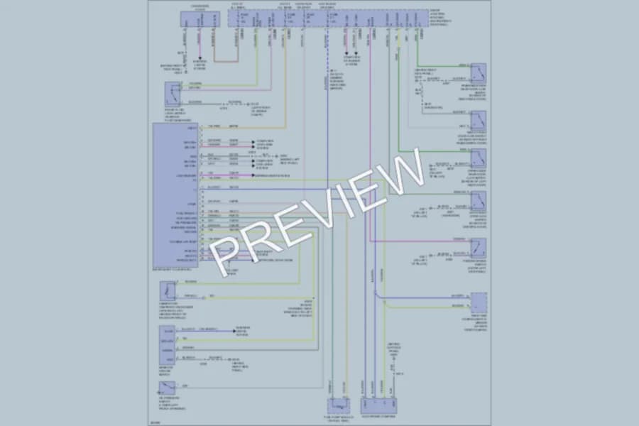 2008 Ford Expedition Instrument Cluster wiring diagram preview