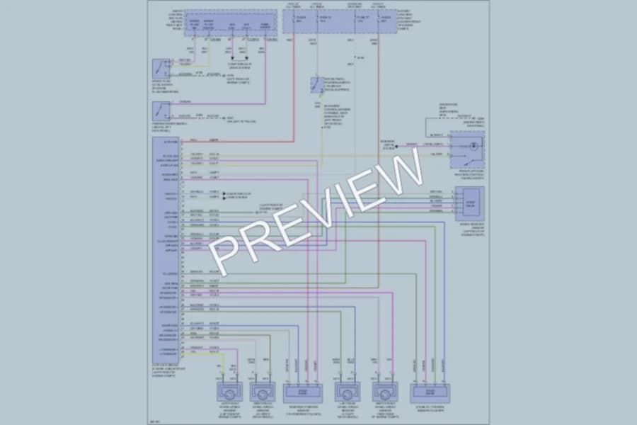 2008 Ford ExpeditionEL Anti Lock Brakes wiring diagram preview