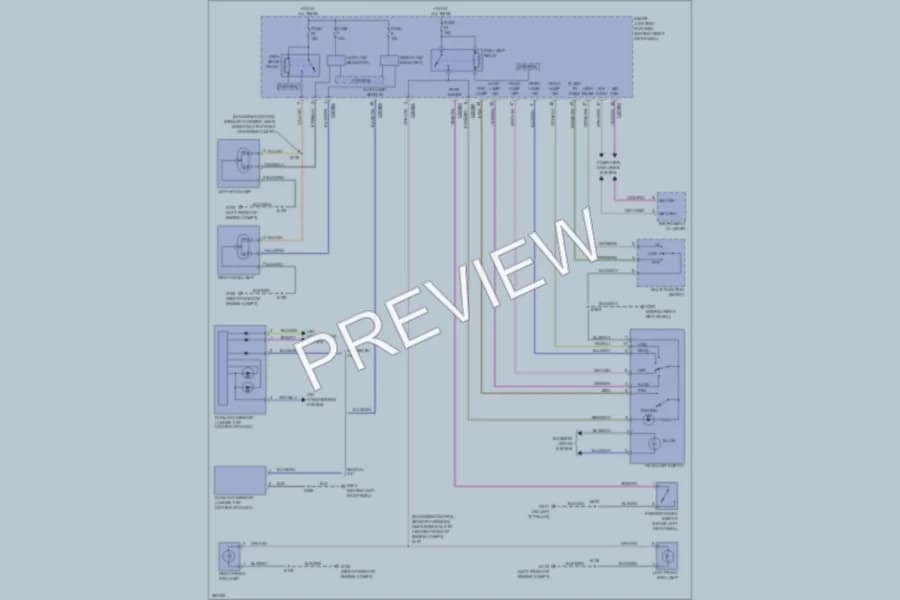 2008 Ford ExpeditionEL Headlights wiring diagram preview