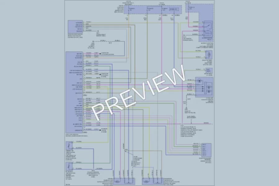 2008 Ford ExplorerSportTrac Air Conditioning wiring diagram preview
