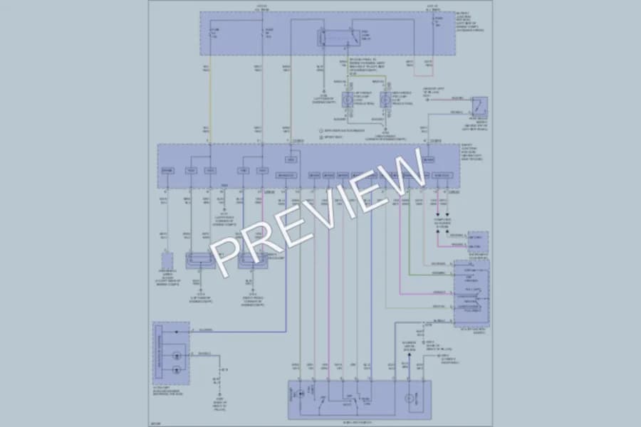 2008 Ford ExplorerSportTrac Headlights wiring diagram preview