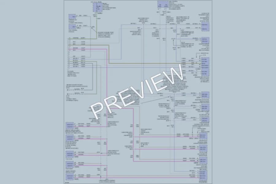 2008 Ford F250 Super Duty Computer Data Lines wiring diagram preview with protected circuit layout