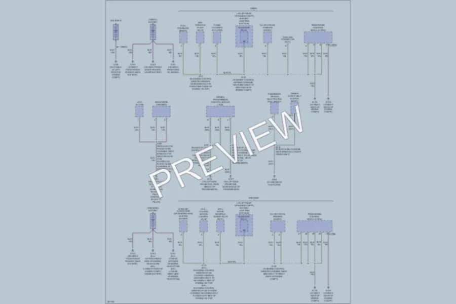 2008 Ford F250 Super Duty Ground Distribution wiring diagram preview with protected circuit layout