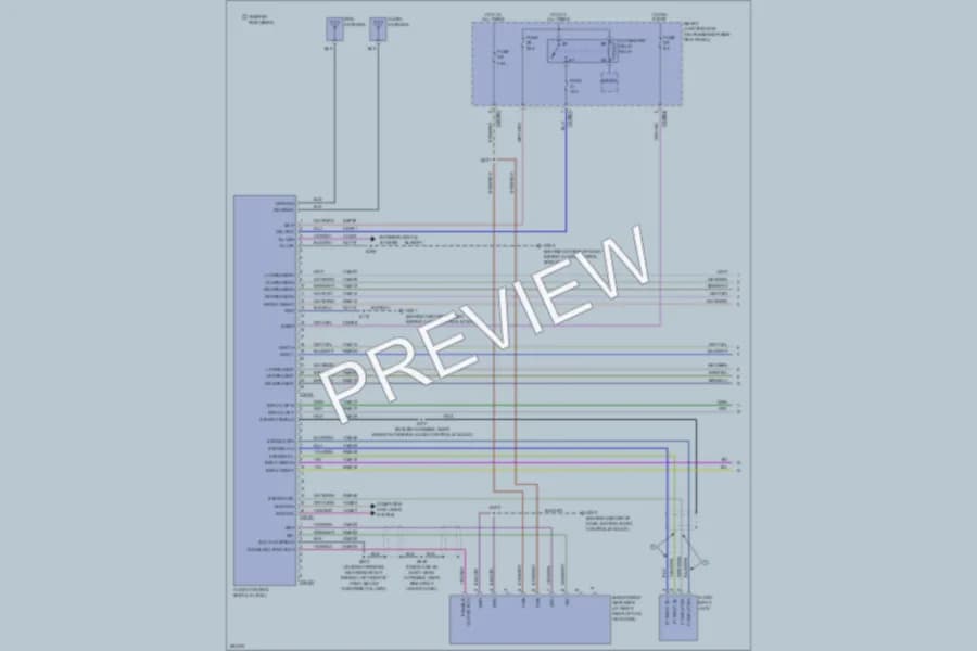 2008 Ford F450ChsCab Radio wiring diagram preview